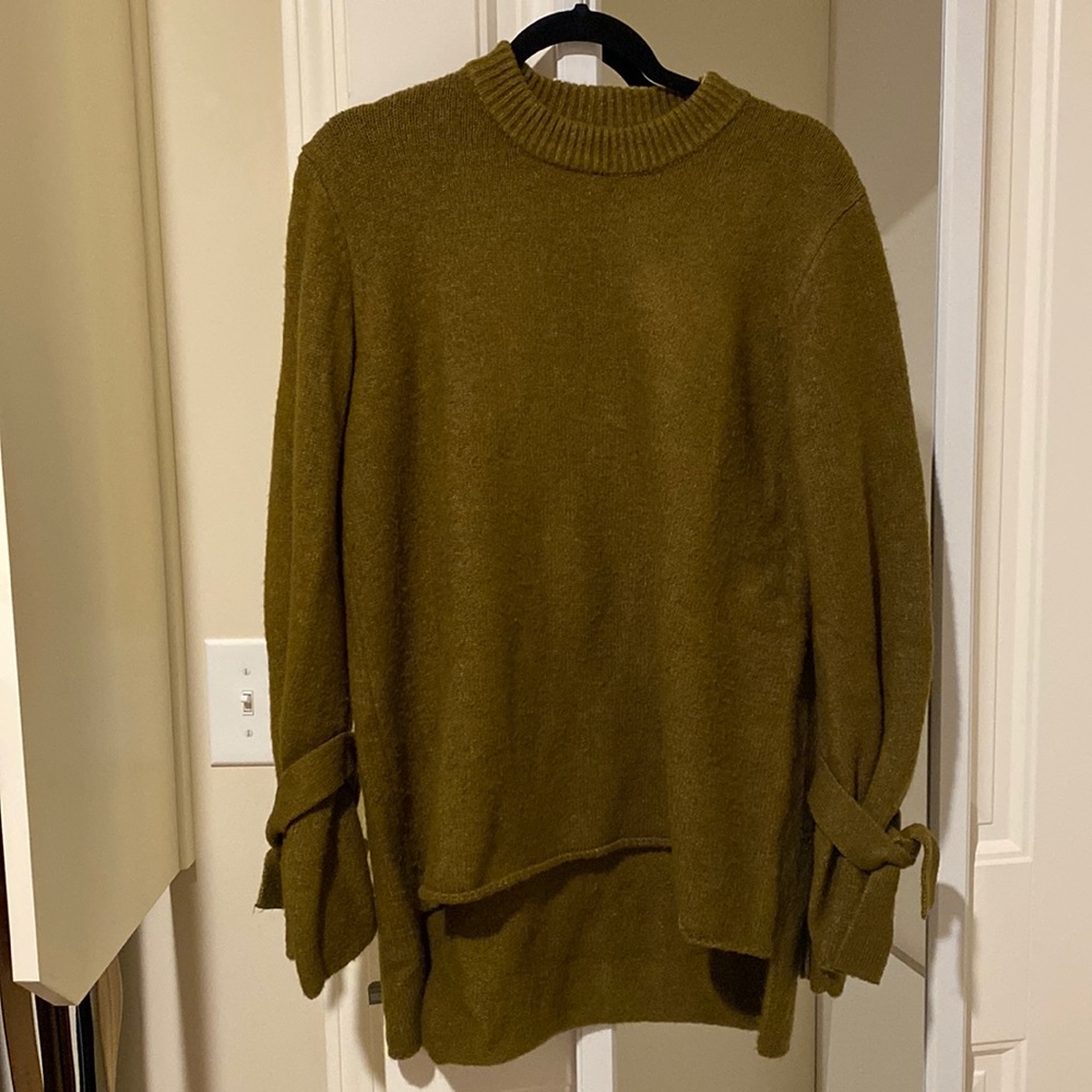 Olive green size large sweater